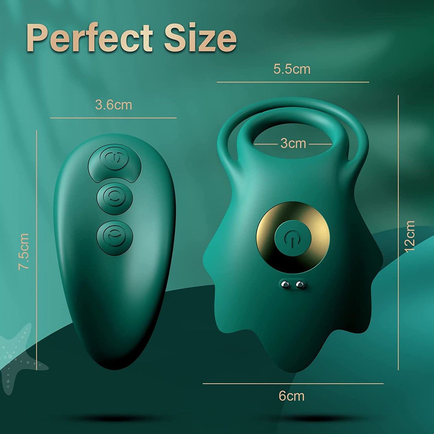 Green Forest - Remote Control Penis Vibrator