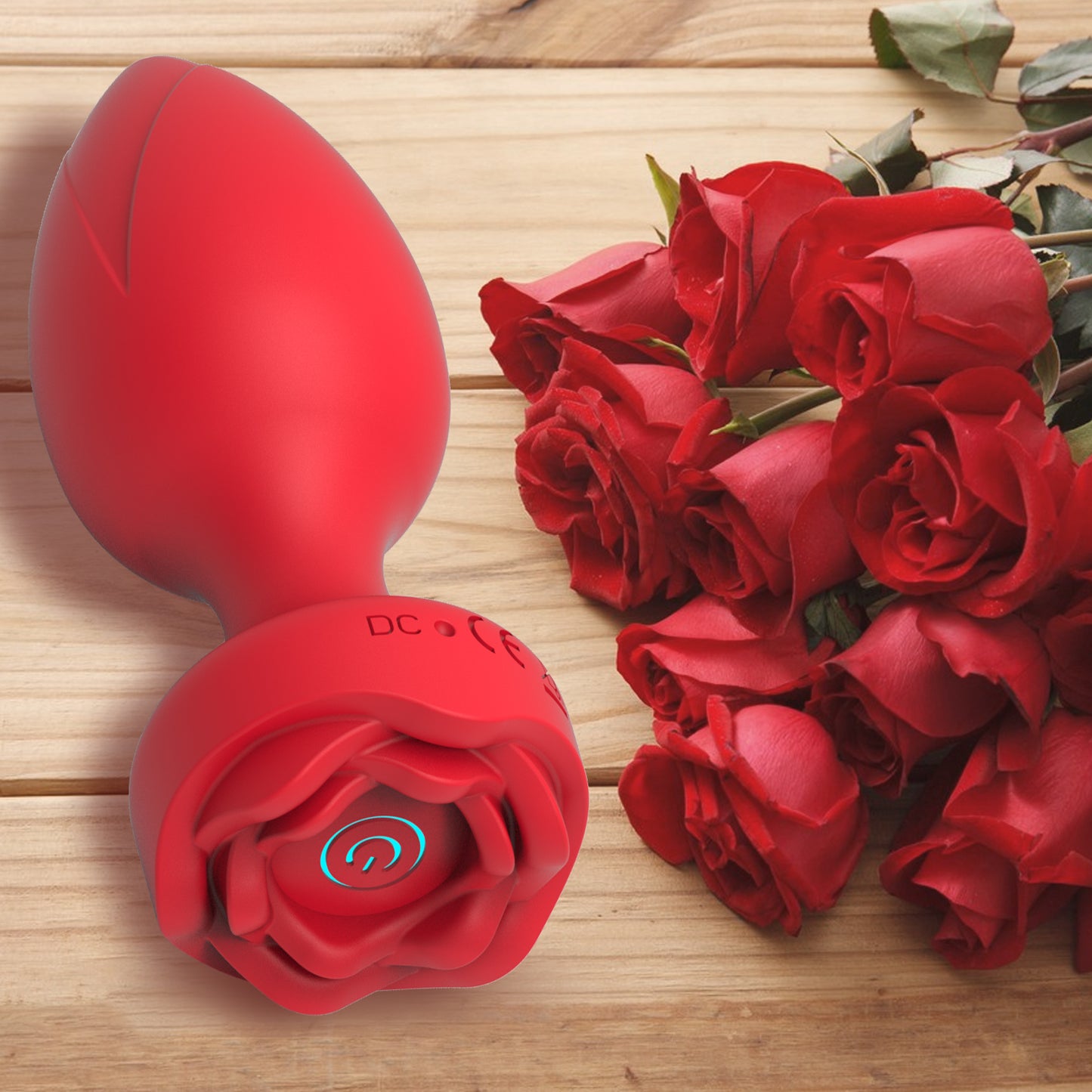 Bangor Rose-Anal Plug Vibration Remote Control APP