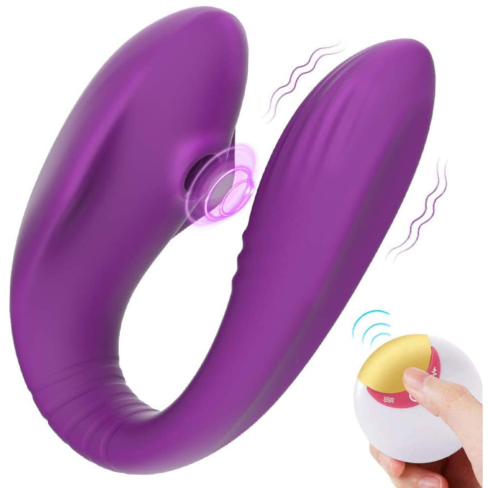 Yuna vibrator-2 female clitoris 5 frequency sucking 8 frequency remote control vibration magnetic suction rechargeable vibrator masturbation