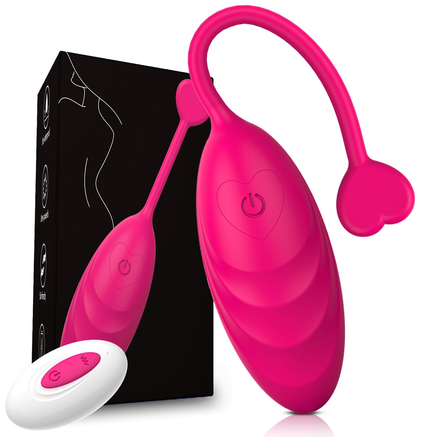 Wireless remote control tadpole sexy heart-shaped vibrator for female masturbation vibrator