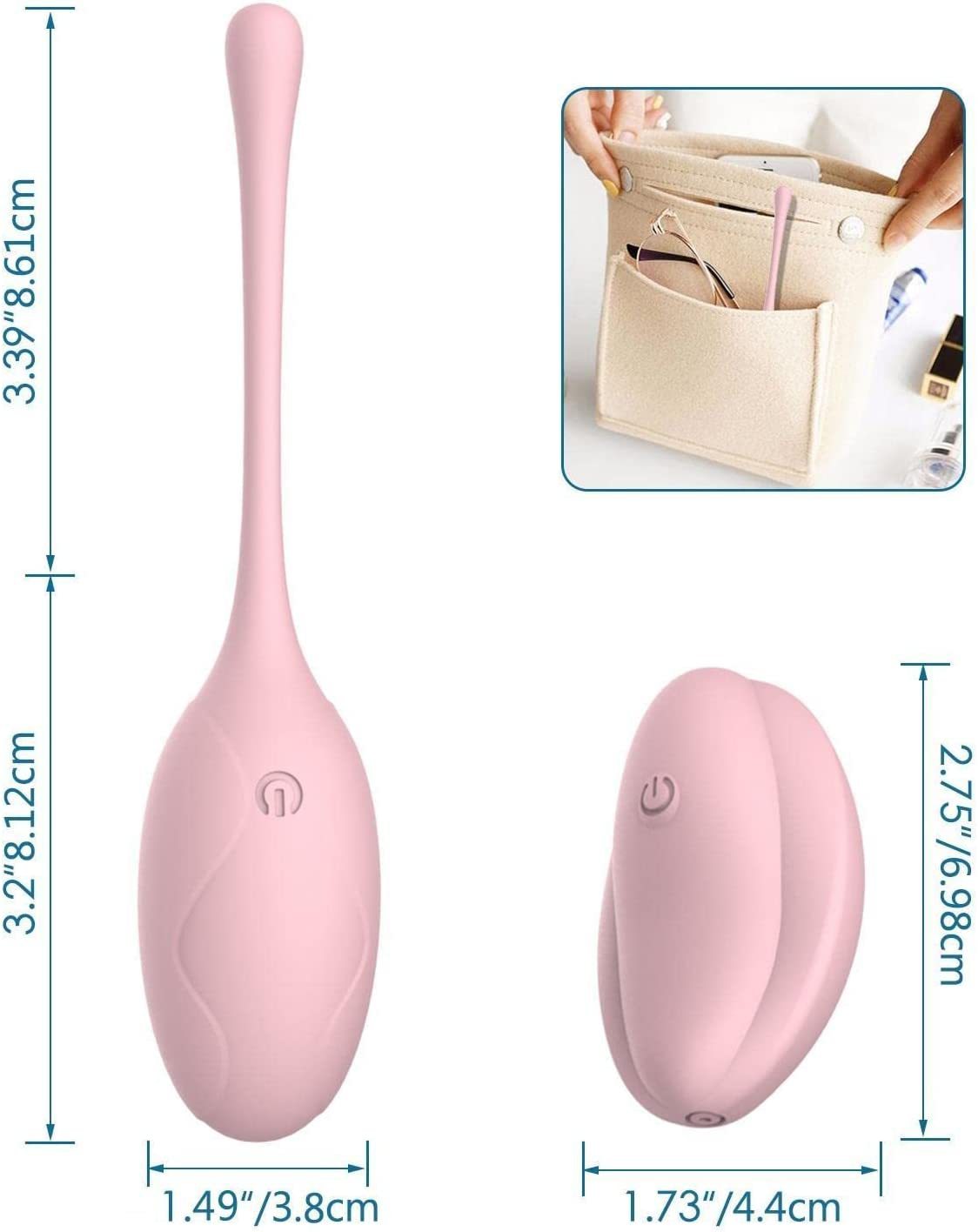 Liquid all-in-one rubber remote control vibrating egg flirting sex toy masturbator vaginal massager