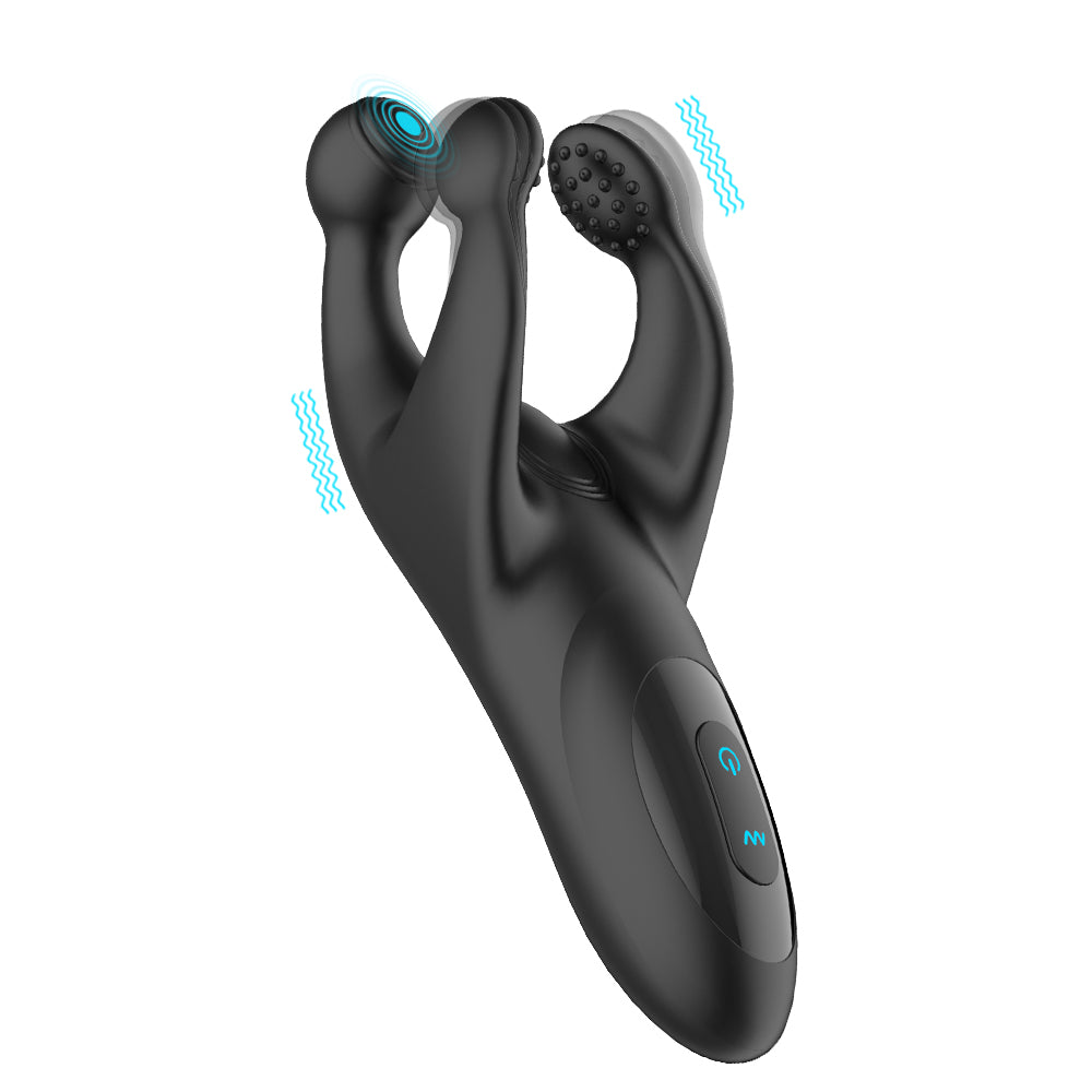 Odin three-prong slap vibrating egg prostate massager couple sex toys