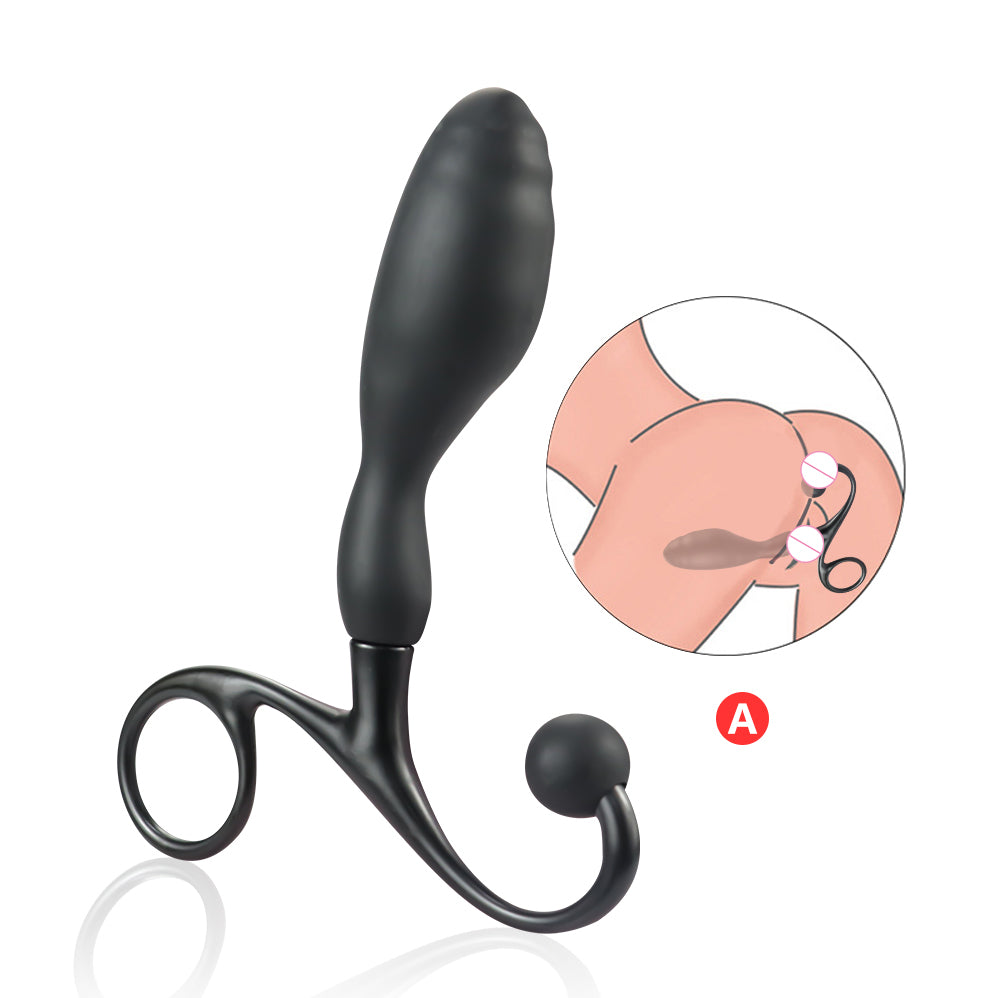 Samurai Silicone Anal Plug Prostate Massager Three-Piece Set