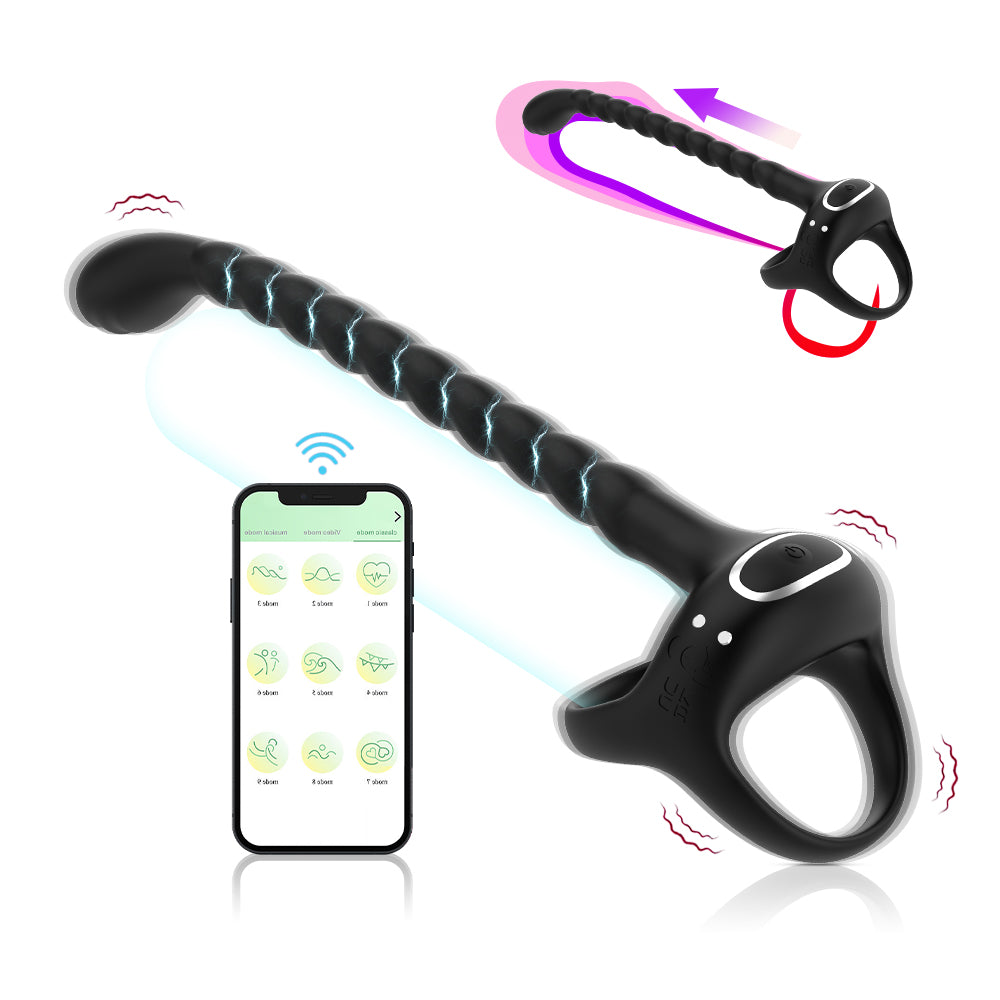 APP Remote Vibration Lock Ring Sex Toys for Couples