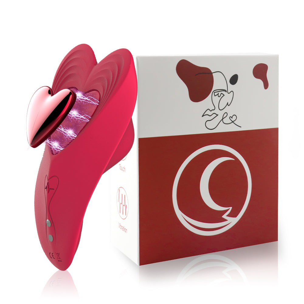 APP remote heart-shaped magnetic suction wearing underwear female massage masturbation device adult toy