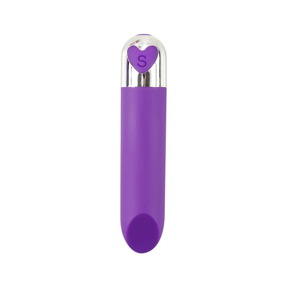 Lipstick bullet mini vibrating heart-shaped egg AV vibration massage stick rechargeable for women