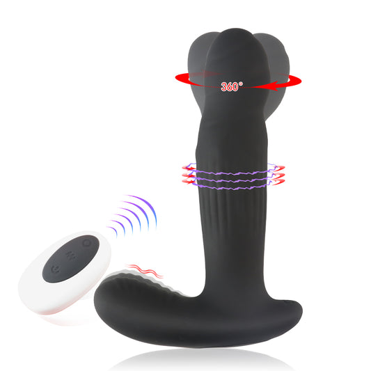 Prostate massager anal cella beads for men wireless remote control masturbation device