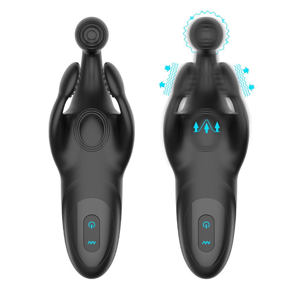 Odin three-prong slap vibrating egg prostate massager couple sex toys