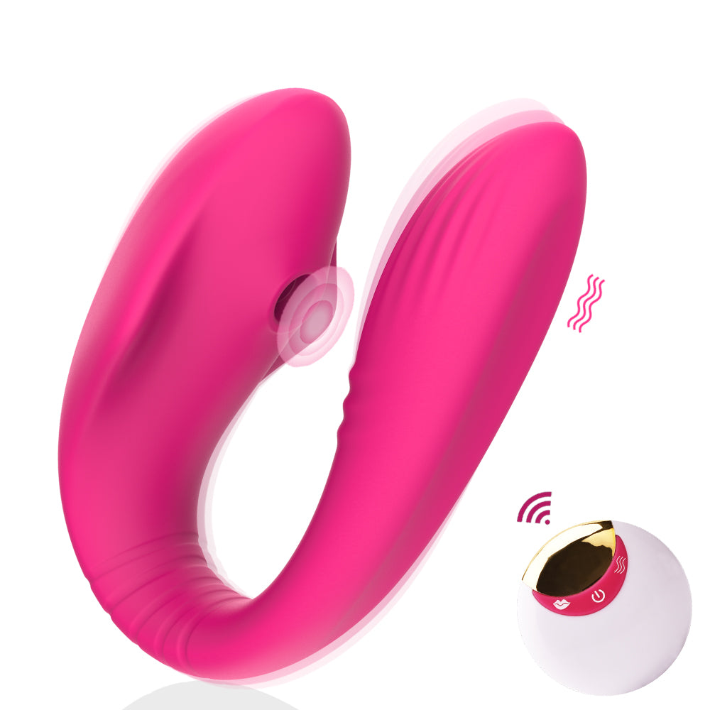 Yuna vibrator-2 female clitoris 5 frequency sucking 8 frequency remote control vibration magnetic suction rechargeable vibrator masturbation