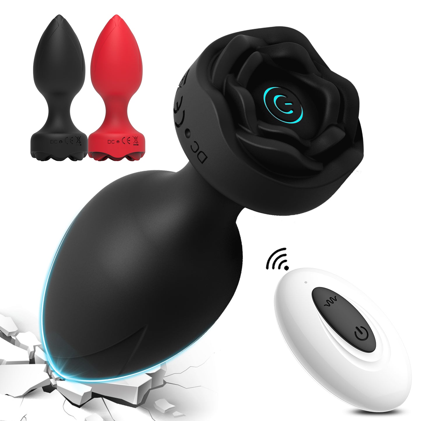 Bangor Rose-Anal Plug Vibration Remote Control APP