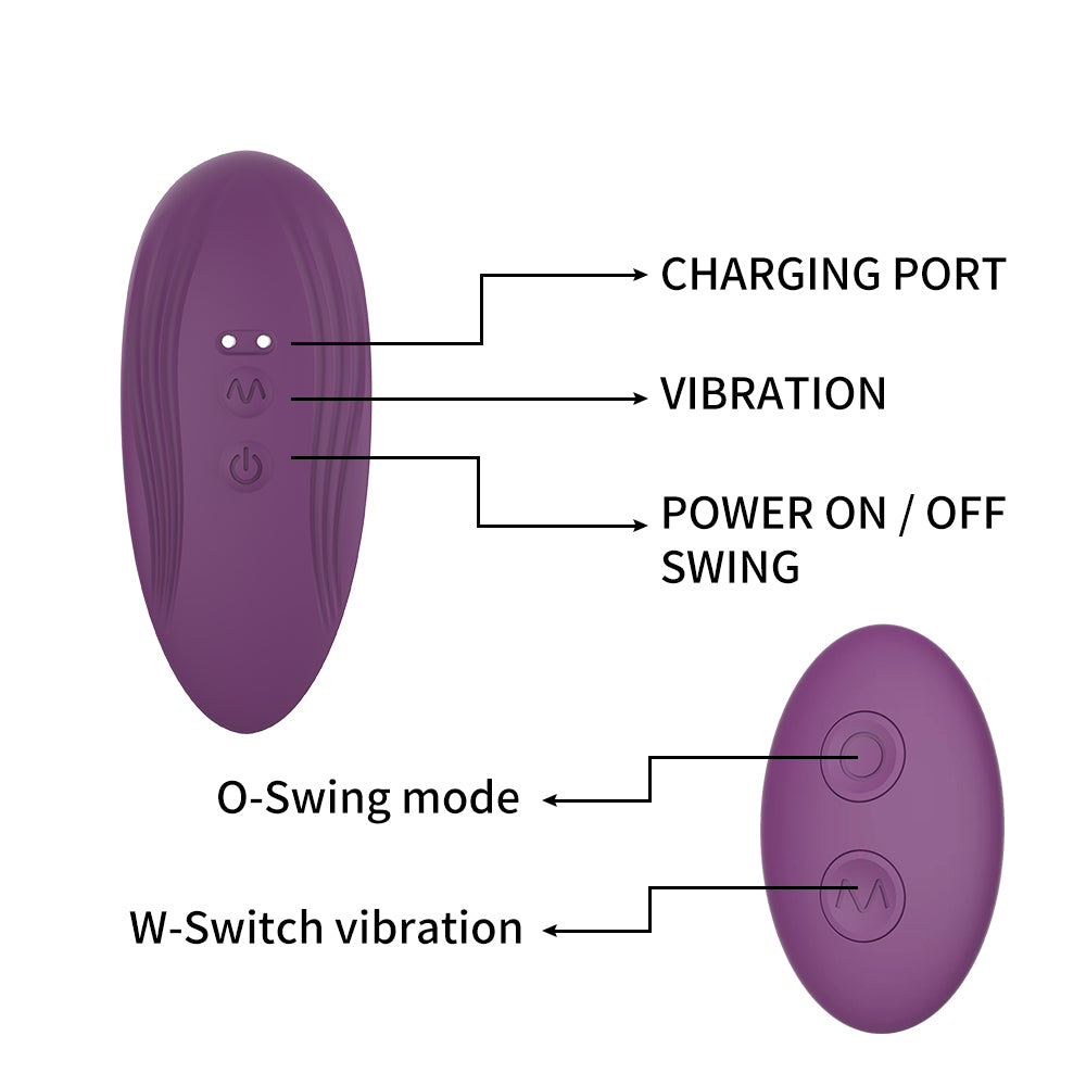 Female charging APP simulation buckle wearing penis G-spot masturbation massage vibrator adult products