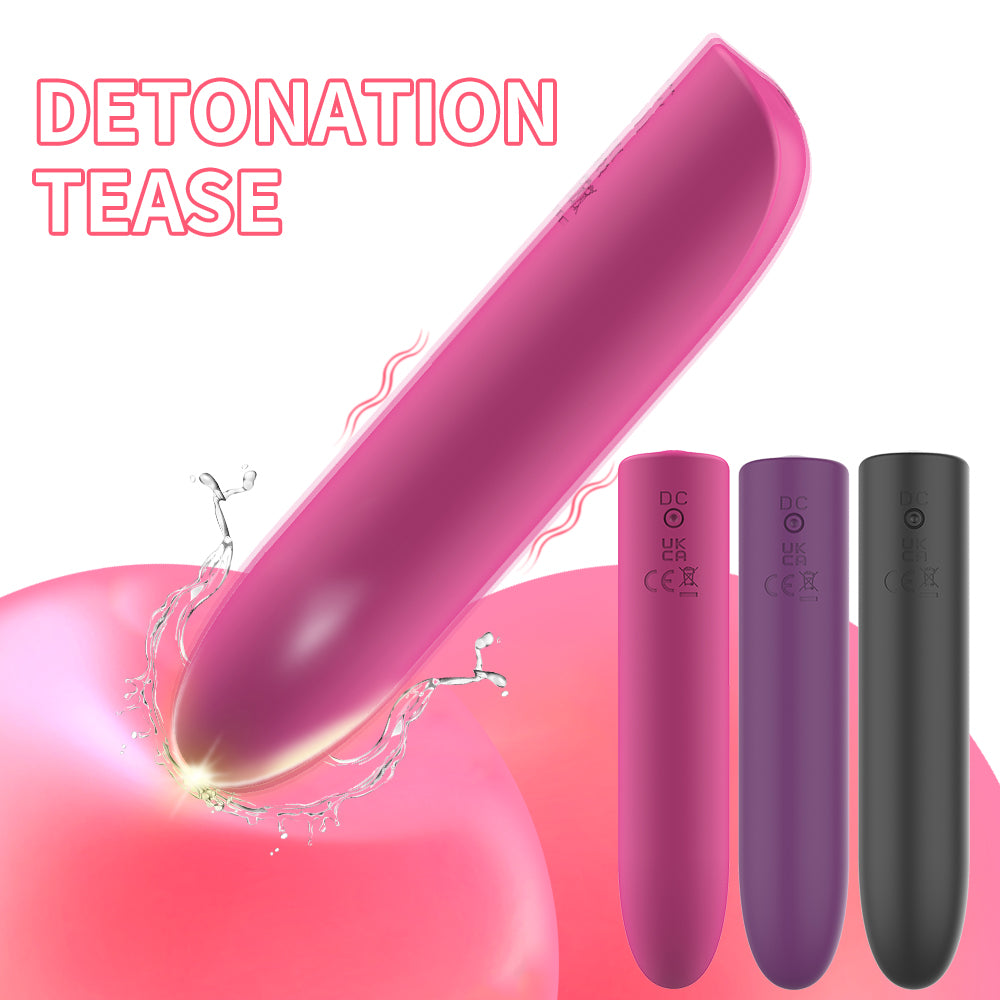 Big Bullet AV Vibration Massage Vibrator All Inclusive Rubber Rechargeable For Women