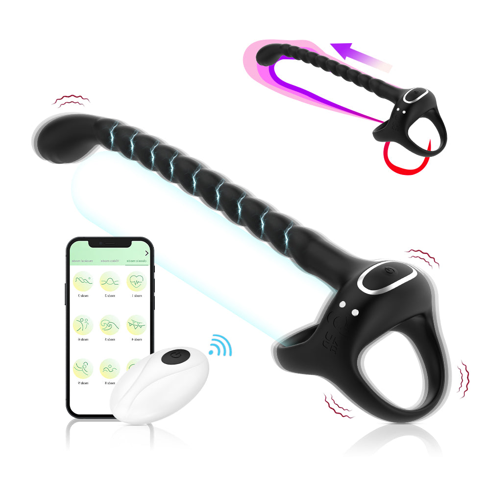 APP Remote Vibration Lock Ring Sex Toys for Couples