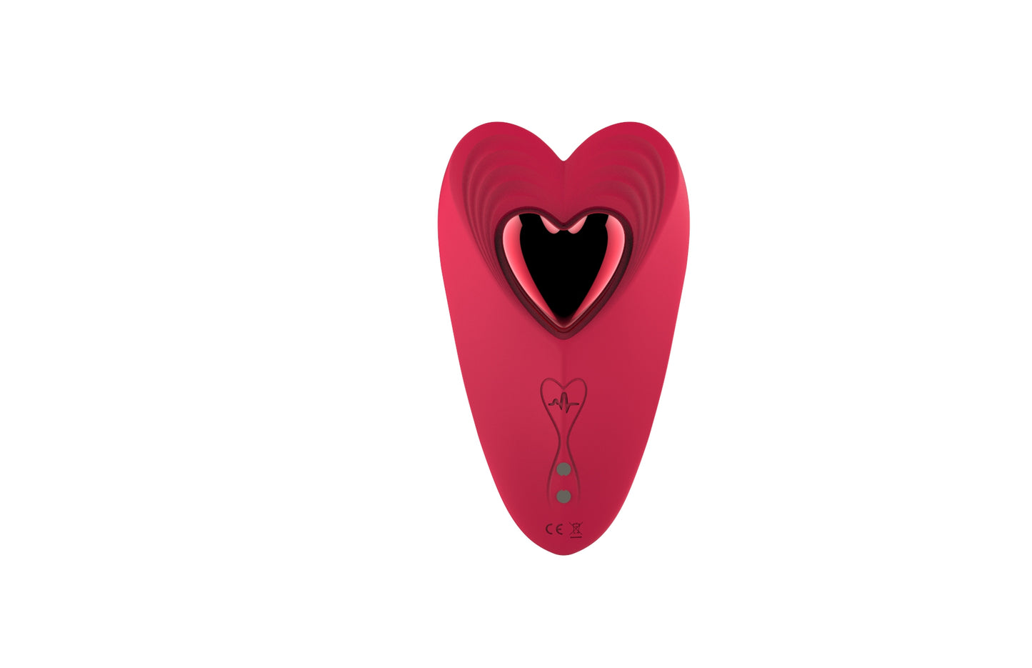 APP remote heart-shaped magnetic suction wearing underwear female massage masturbation device adult toy