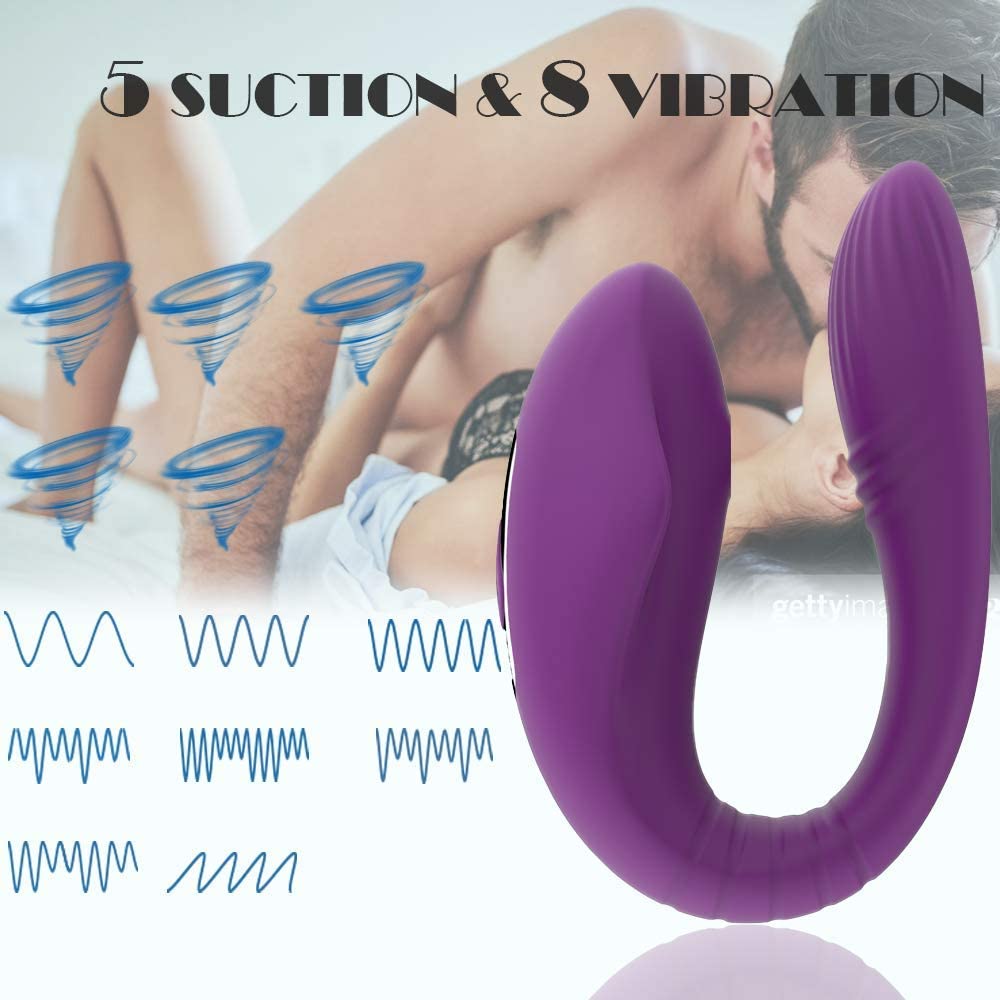 Yuna vibrator-2 female clitoris 5 frequency sucking 8 frequency remote control vibration magnetic suction rechargeable vibrator masturbation