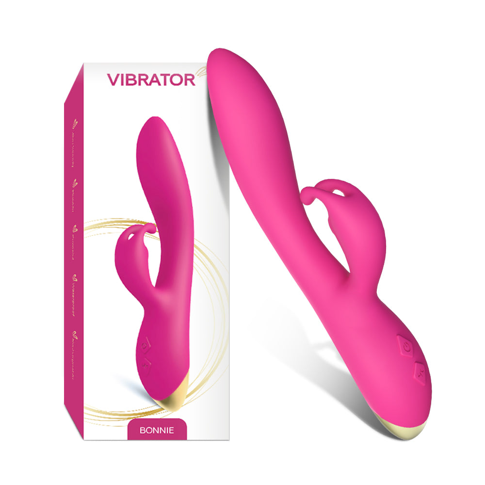 Silicone rechargeable double-headed G-spot vibrator sex toys adult female silent masturbation device