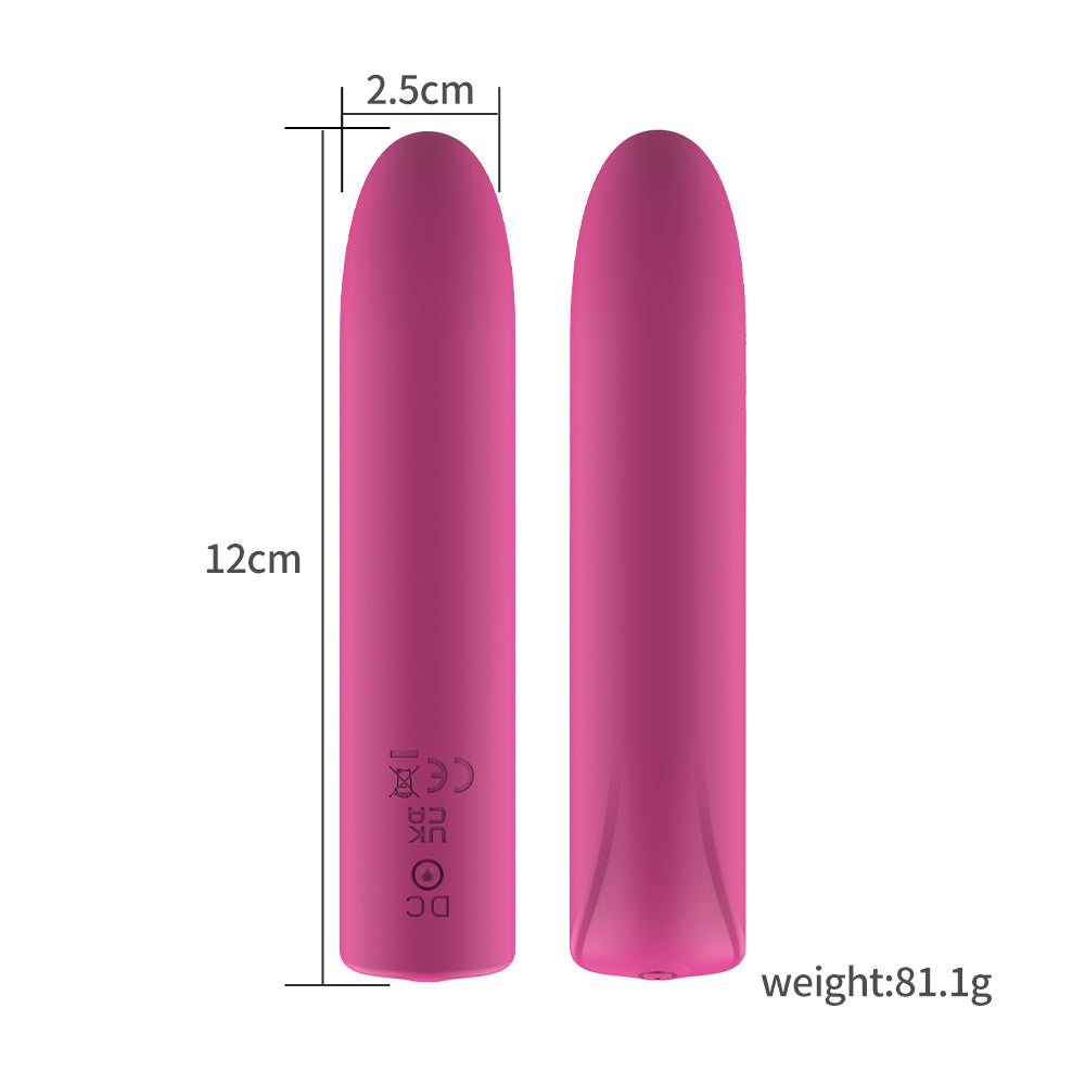 Big Bullet AV Vibration Massage Vibrator All Inclusive Rubber Rechargeable For Women