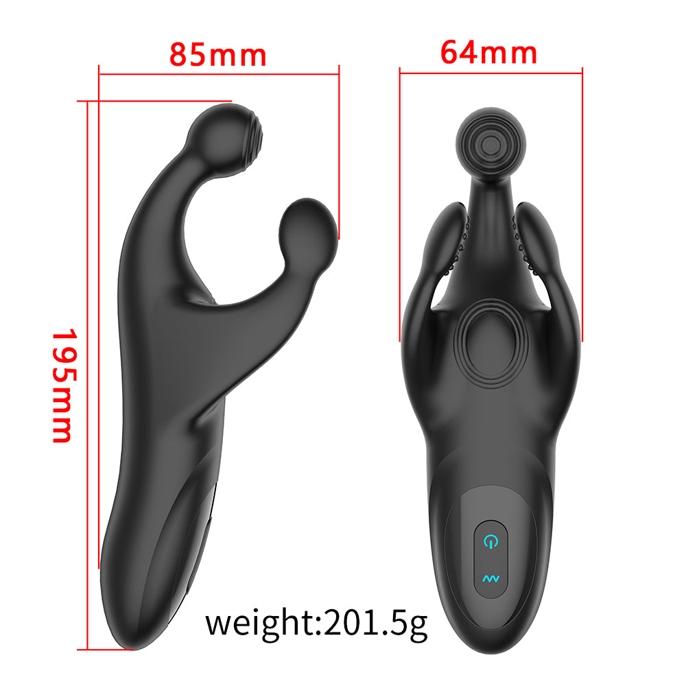 Odin three-prong slap vibrating egg prostate massager couple sex toys