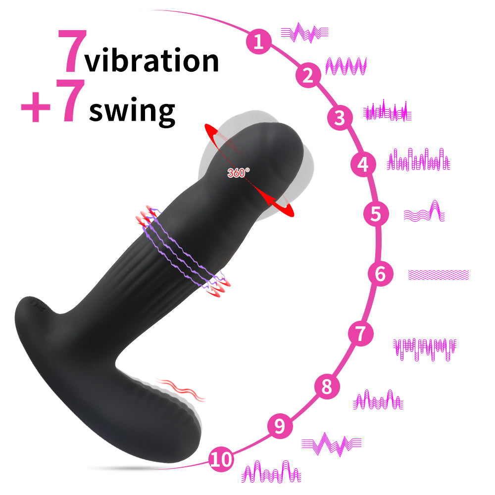 Prostate massager anal cella beads for men wireless remote control masturbation device