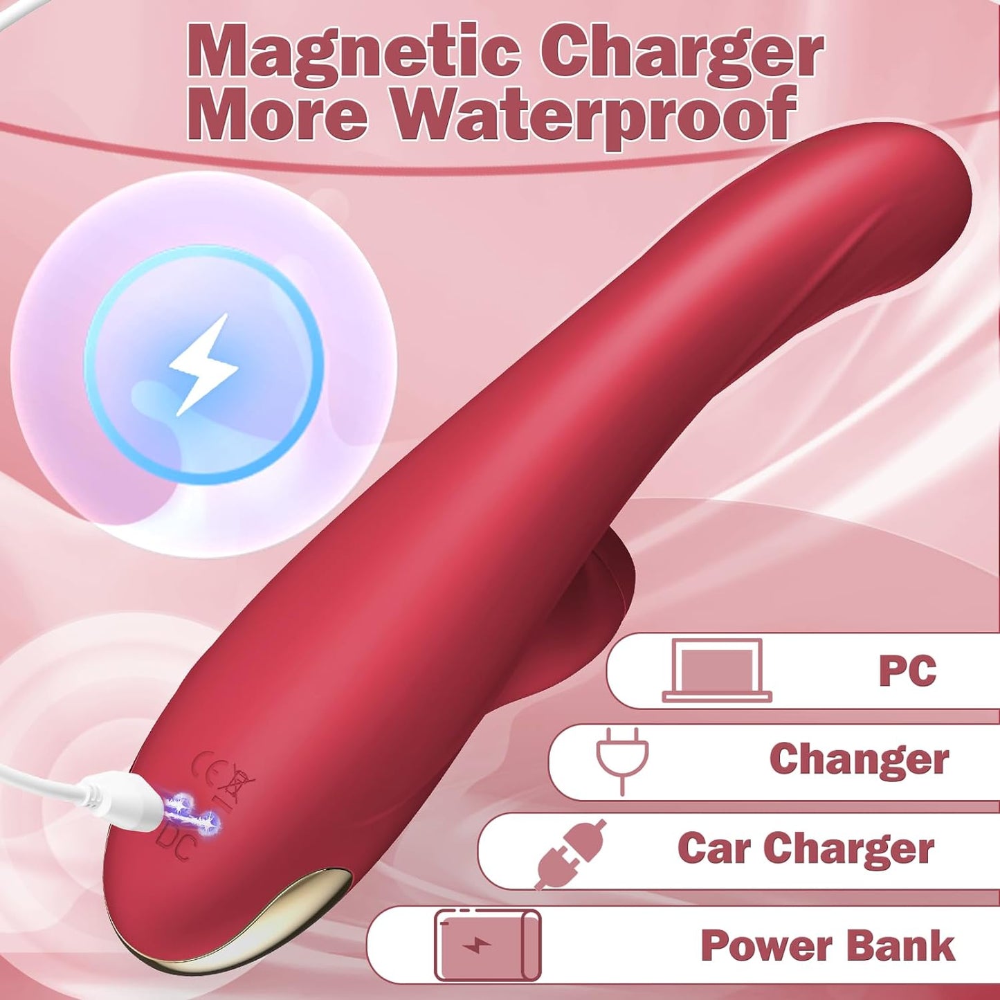 🔥Best Selling Products of 2024🔥 Super Powerful Electric Motor - Pink Weapon, G-Spot, Dildo Vibrator with 10 Powerful Vibration Modes