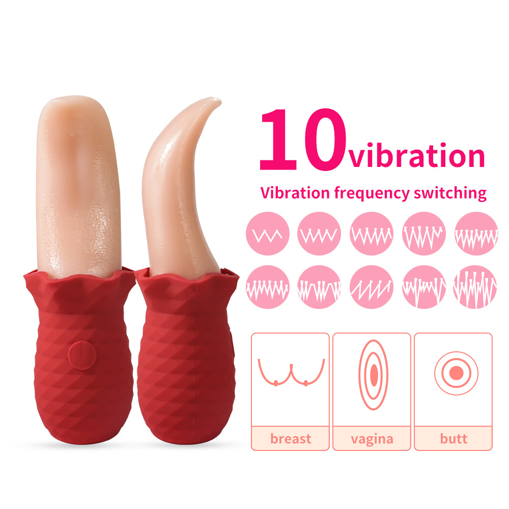 Simulated tongue licking masturbation device rechargeable for female swinging vibration egg jumping adult toy