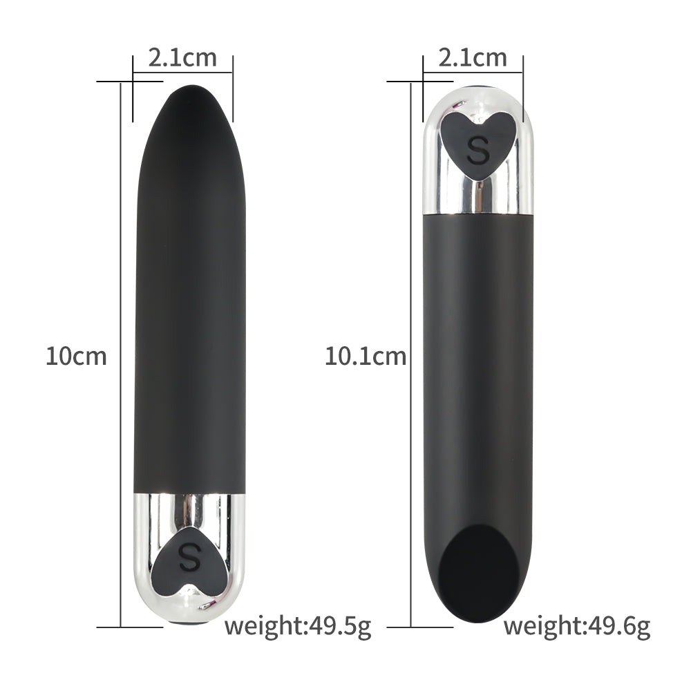 Lipstick bullet mini vibrating heart-shaped egg AV vibration massage stick rechargeable for women