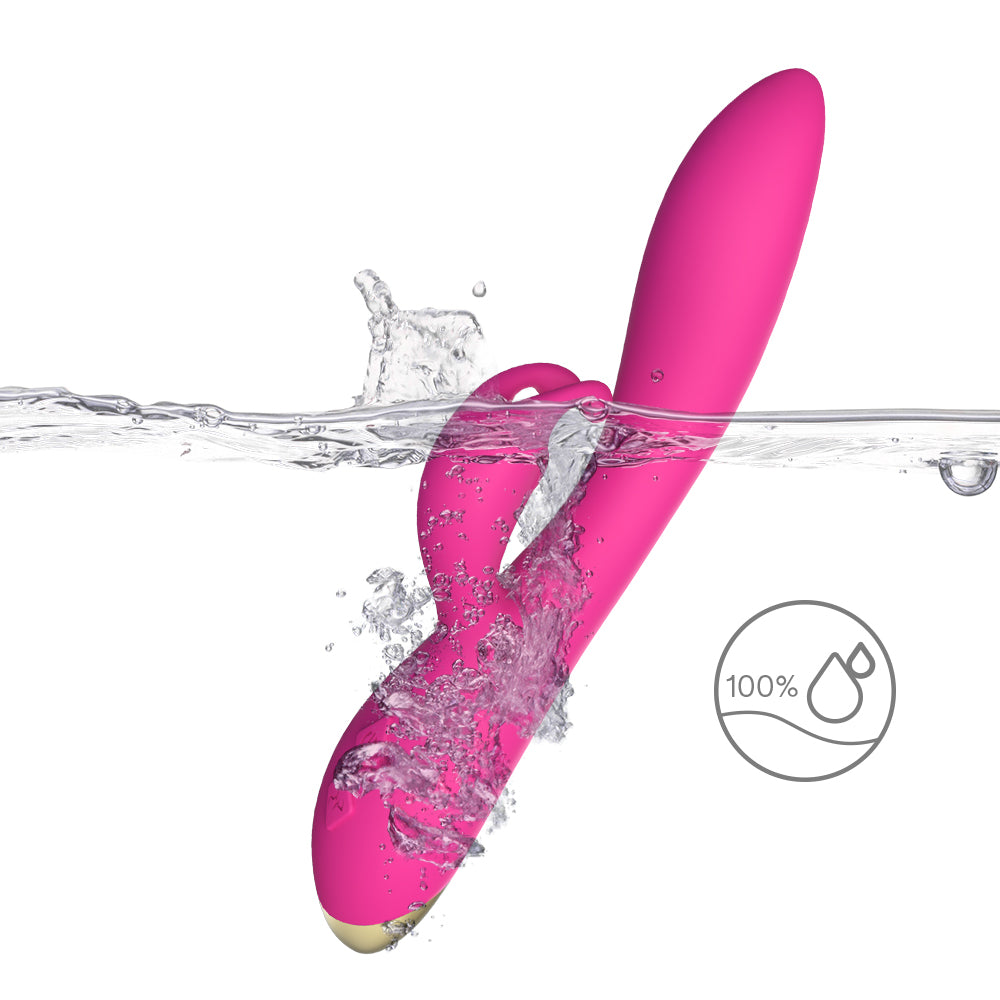 Silicone rechargeable double-headed G-spot vibrator sex toys adult female silent masturbation device