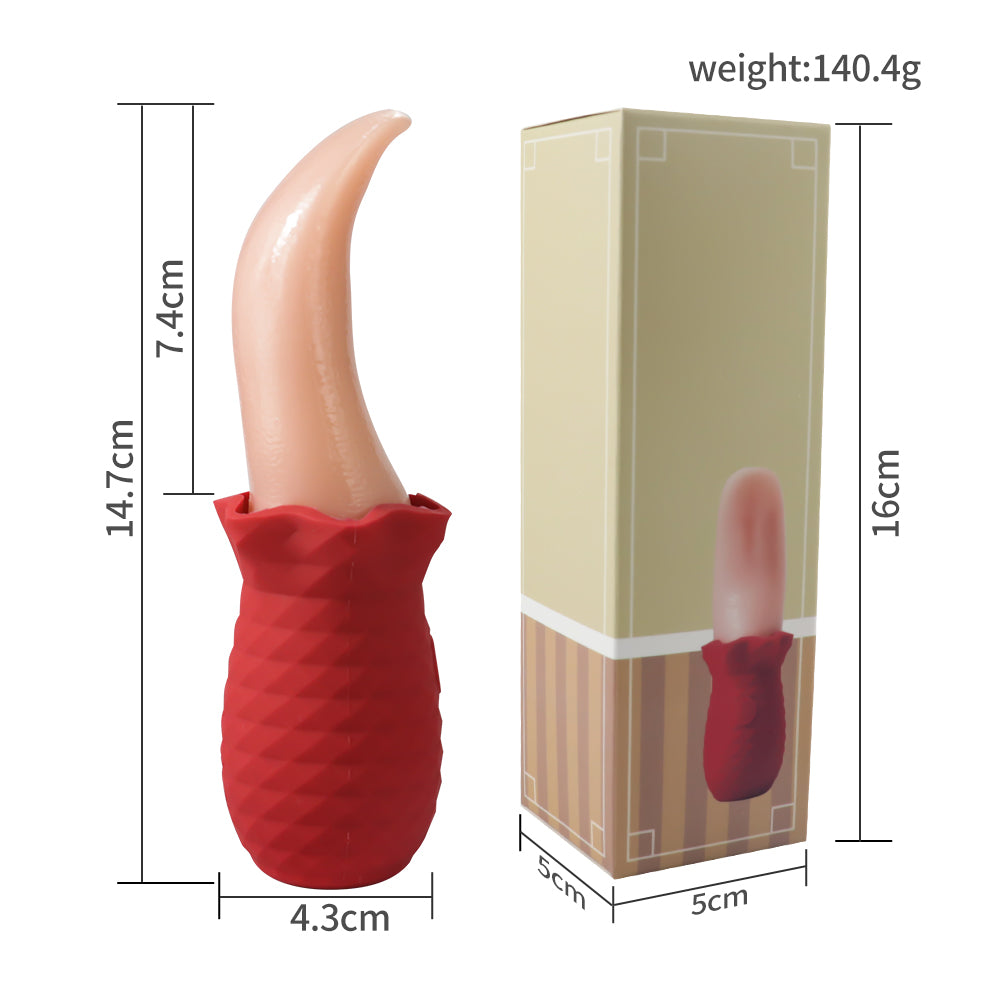 Simulated tongue licking masturbation device rechargeable for female swinging vibration egg jumping adult toy