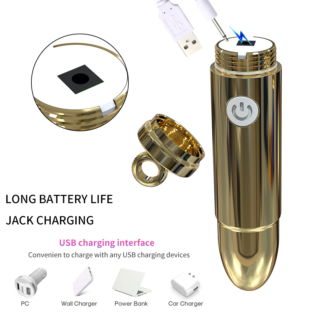 Bullet pendant vibrator mini jumping egg masturbation device for women