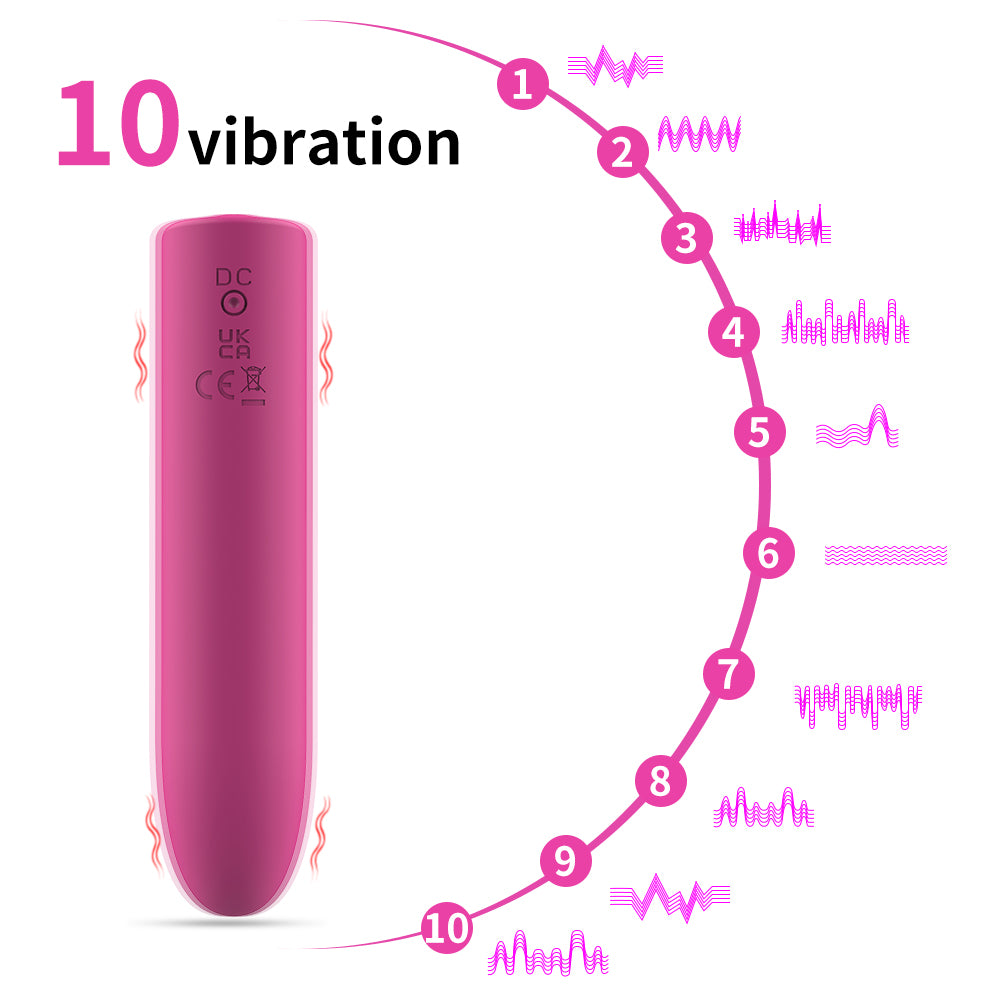 Big Bullet AV Vibration Massage Vibrator All Inclusive Rubber Rechargeable For Women