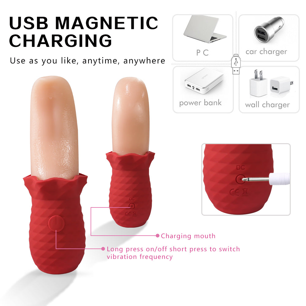 Simulated tongue licking masturbation device rechargeable for female swinging vibration egg jumping adult toy