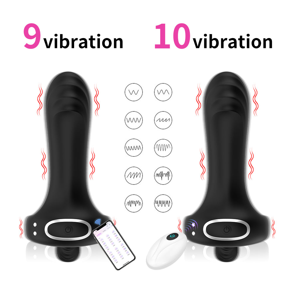 Cruise Couple Sex Toy APP Remote Control Delay Penis Vibration Lock Ring