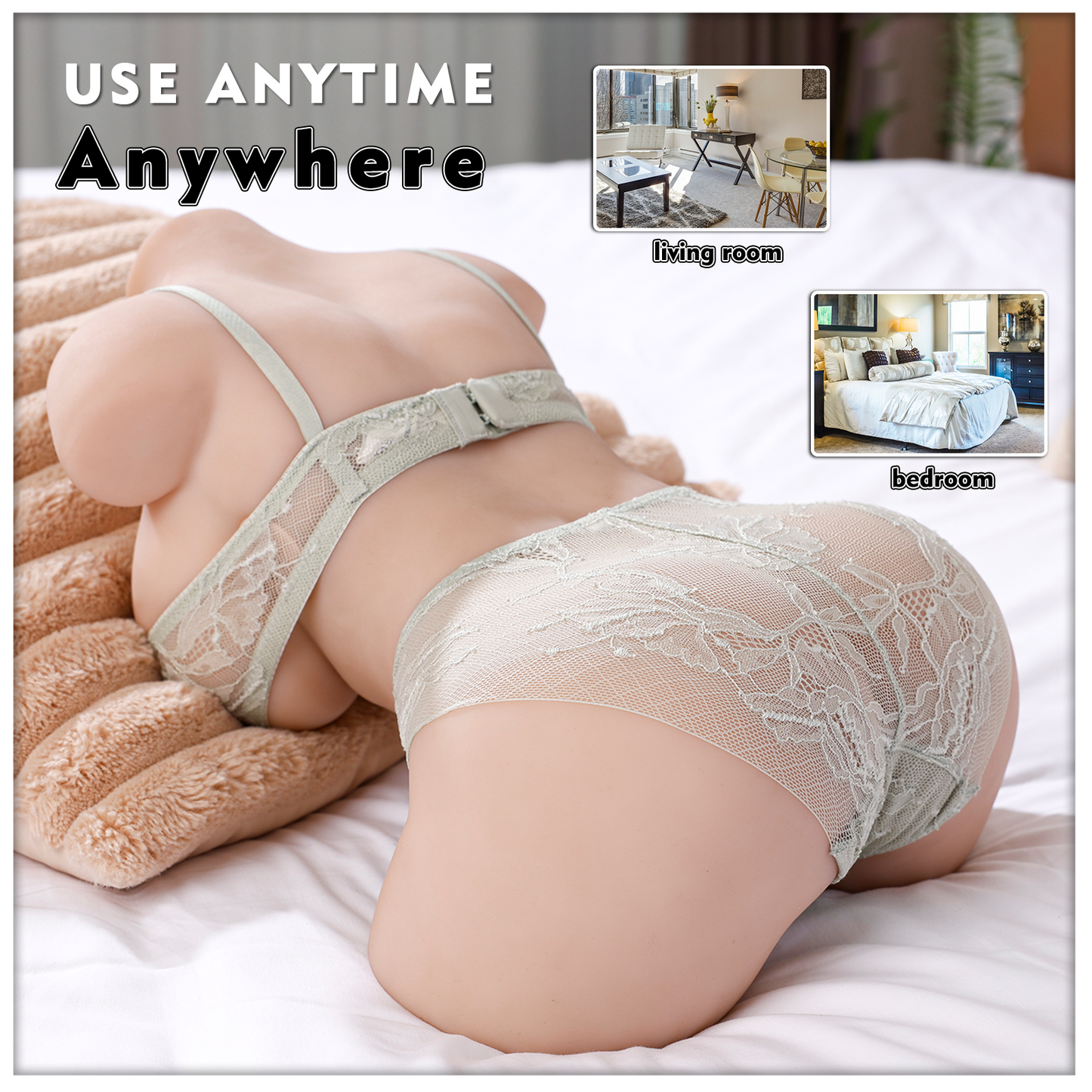 6.8kg Debby Automatischer Saug- und Vibrations Sex Torso Masturbator