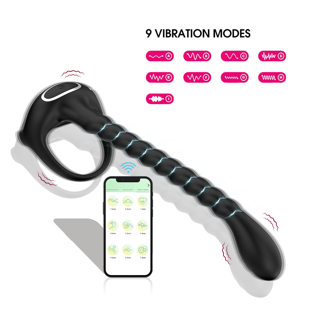 APP Remote Vibration Lock Ring Sex Toys for Couples