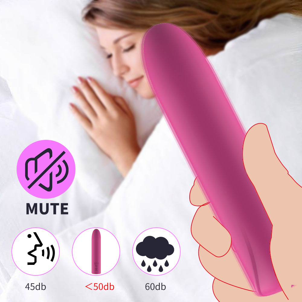 Big Bullet AV Vibration Massage Vibrator All Inclusive Rubber Rechargeable For Women