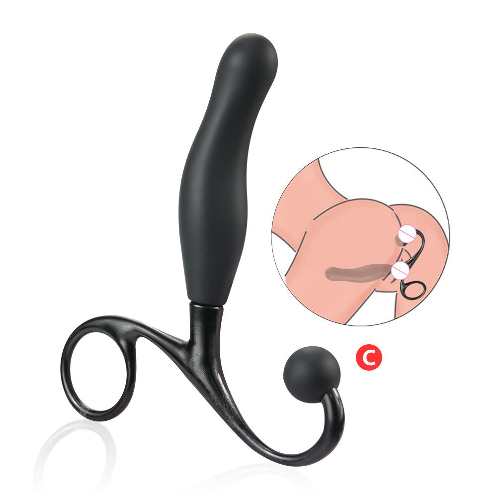 Samurai Silicone Anal Plug Prostate Massager Three-Piece Set