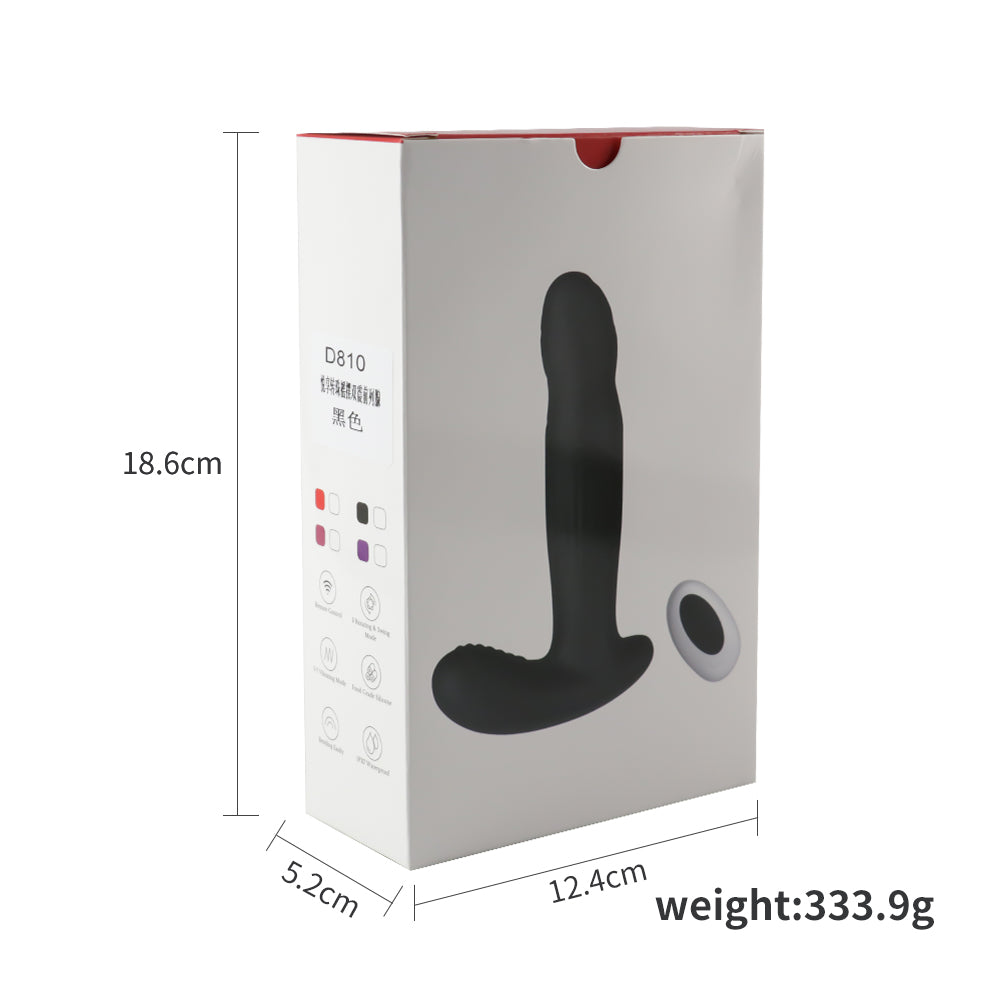 Prostate massager anal cella beads for men wireless remote control masturbation device