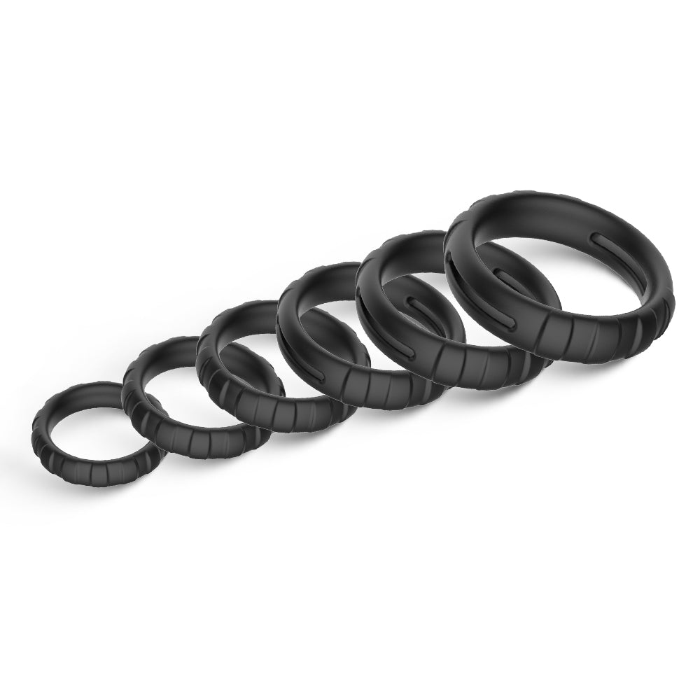 Silicone set time-delay lock fine ring couple sex toys foreskin resistance ring