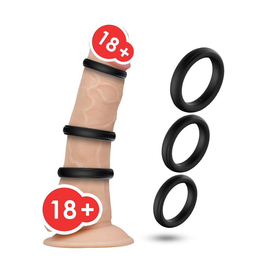 Male silicone ring lock fine ring men's penis ring fun adult sex toys