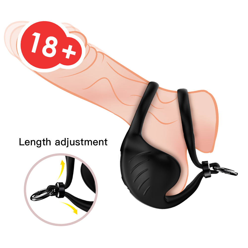 USK-C16 All-inclusive lock essence ring men wear massage silicone bondage egg ring trainer sex products