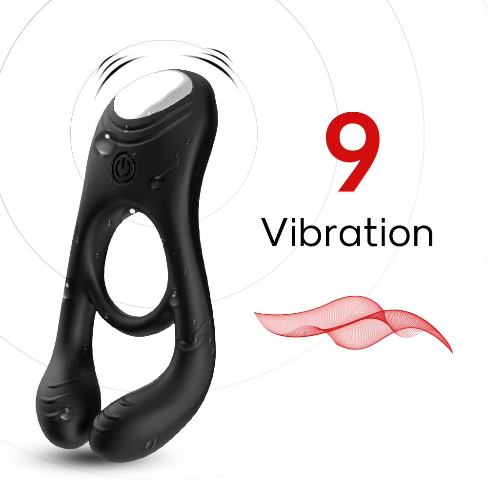 Lock fine ring men's penis ring couple resonance men and women share vibration delay ring sheep eye ring sex toys