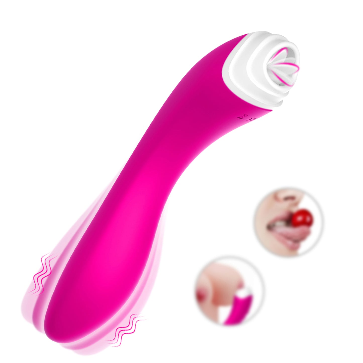 Fairyland tongue licking G-spot vibrating stick rechargeable 9-frequency flirting honey bean vibrating stick sex toys