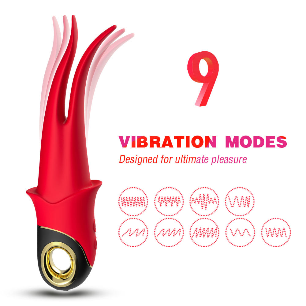 Phantom female foreplay vibrator couple sex toys licking massage stick