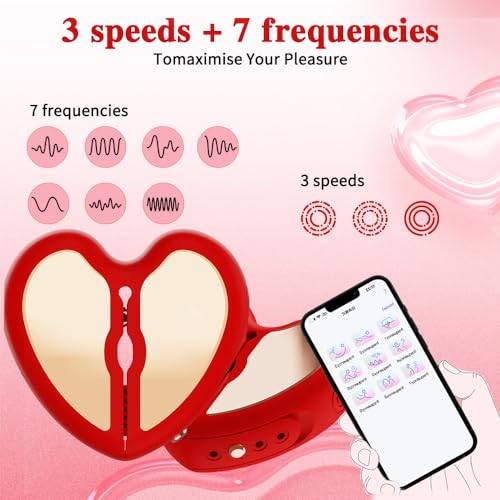 Love Nipple Clamps - Nipple Toys Nipple Vibrator, Nipple Toys Nipple Vibrator for Female Couple Sexual Pleasure