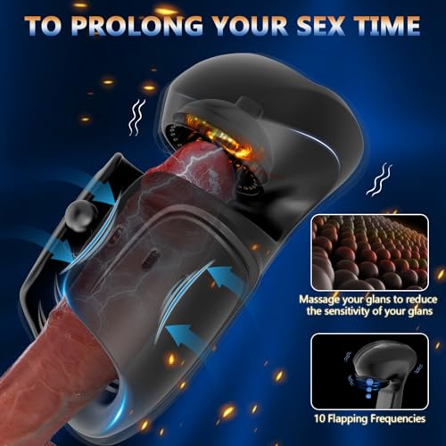 Transformers Masturbator - Anal Vibrator Penis Vibrator Male Sex Toys, 10 Vibration Modes