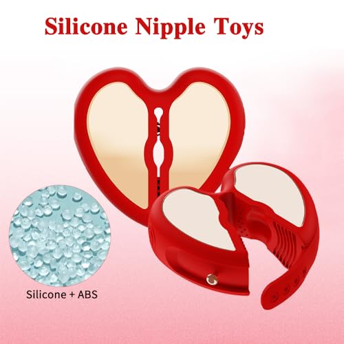 Love Nipple Clamps - Nipple Toys Nipple Vibrator, Nipple Toys Nipple Vibrator for Female Couple Sexual Pleasure