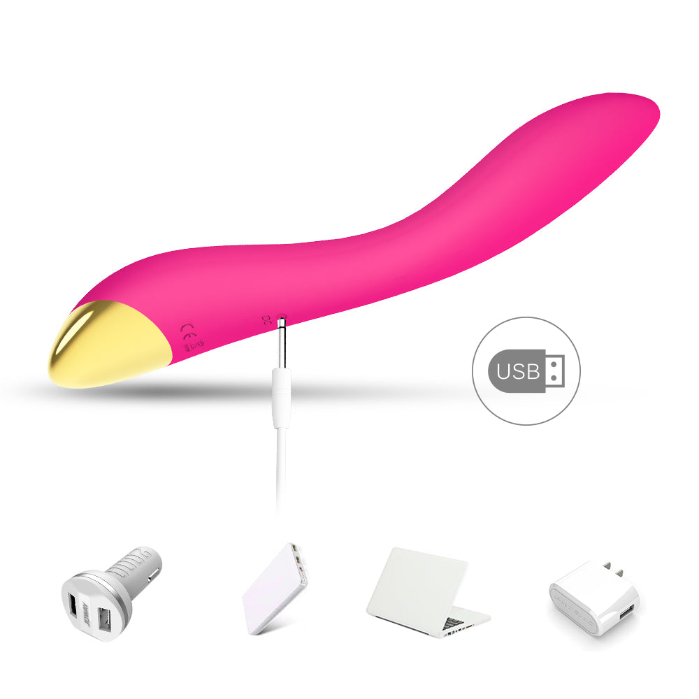 Flamingo Silicone USB Charging Mute Vibrating Sex Toys Female Masturbation Vibrator