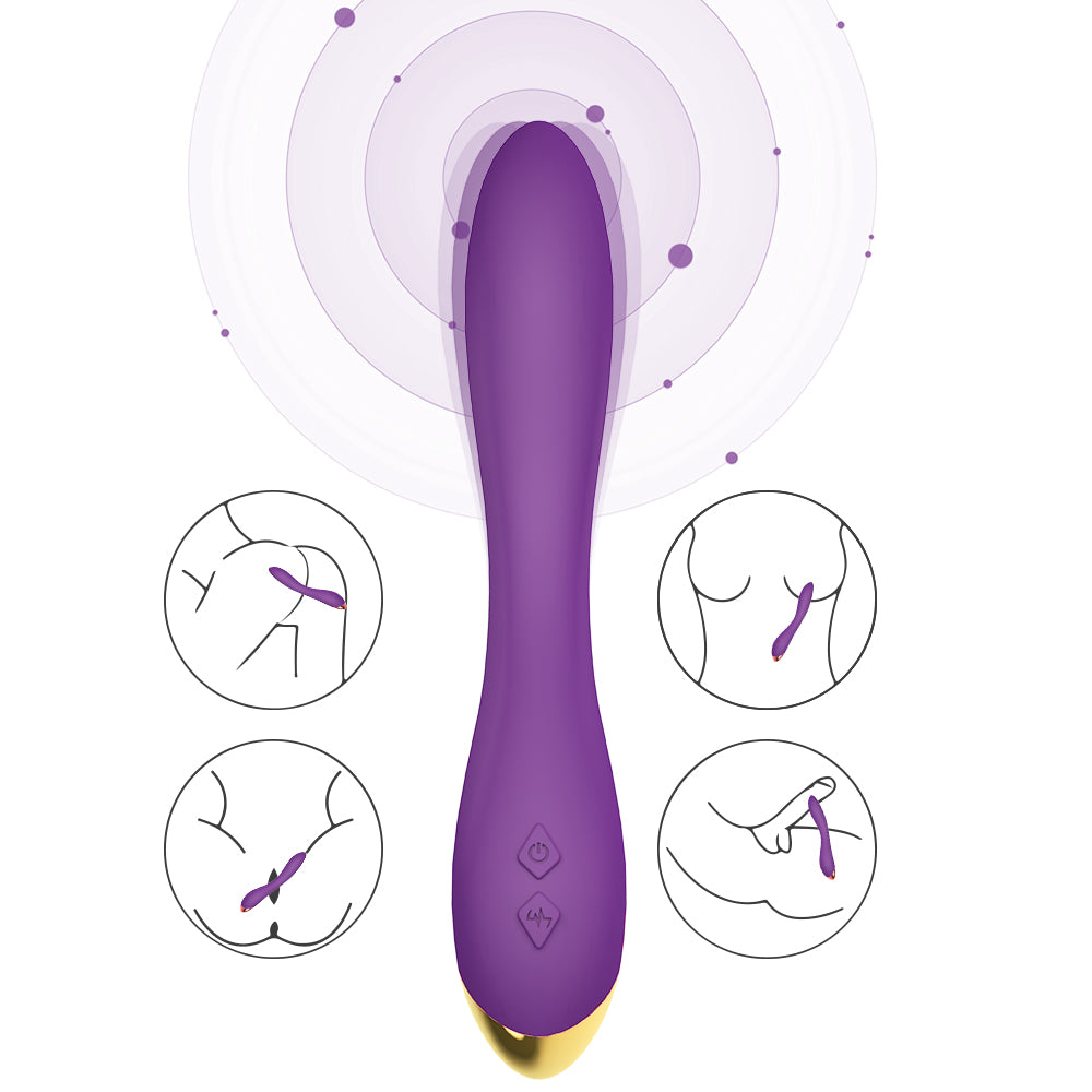 Flamingo Silicone USB Charging Mute Vibrating Sex Toys Female Masturbation Vibrator