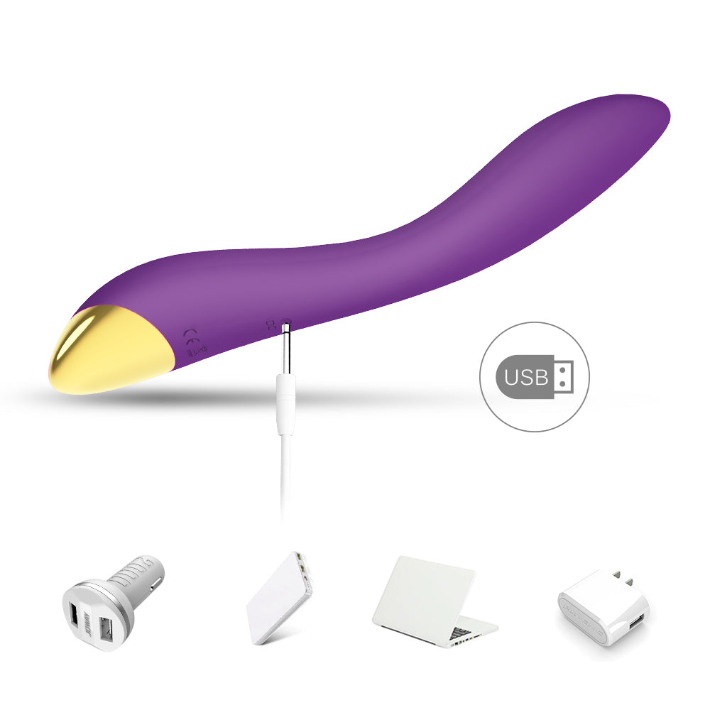 Flamingo Silicone USB Charging Mute Vibrating Sex Toys Female Masturbation Vibrator