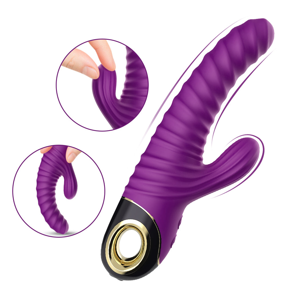 Threaded vibrating stick female AV stick vibrating sex toys electric pumping masturbation device for women